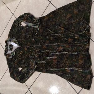 Anthropologie Kyla Seo Velvet Ariela Jacket Long Coat Women's S /M/L  NWT